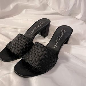 Pedro Garcia Xian Black Satin size 39
